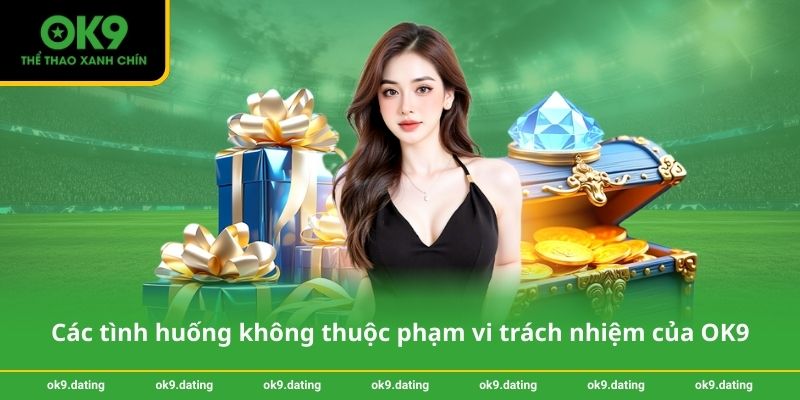 Các tình huống không thuộc phạm vi trách nhiệm của OK9